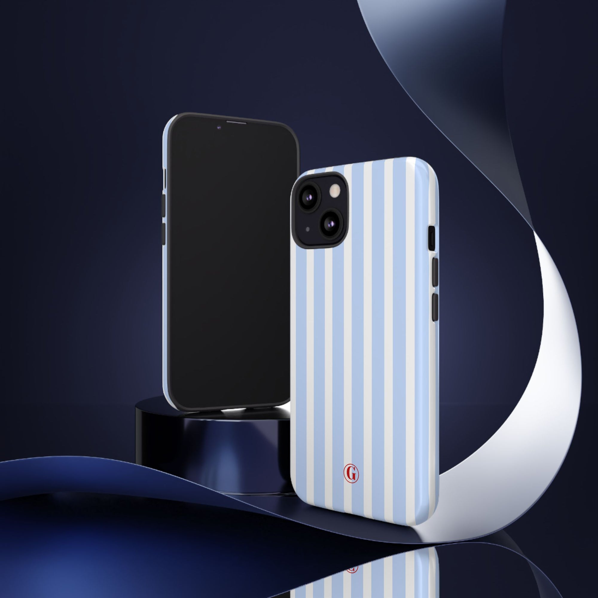 Baby Blue Stripes Phone Case