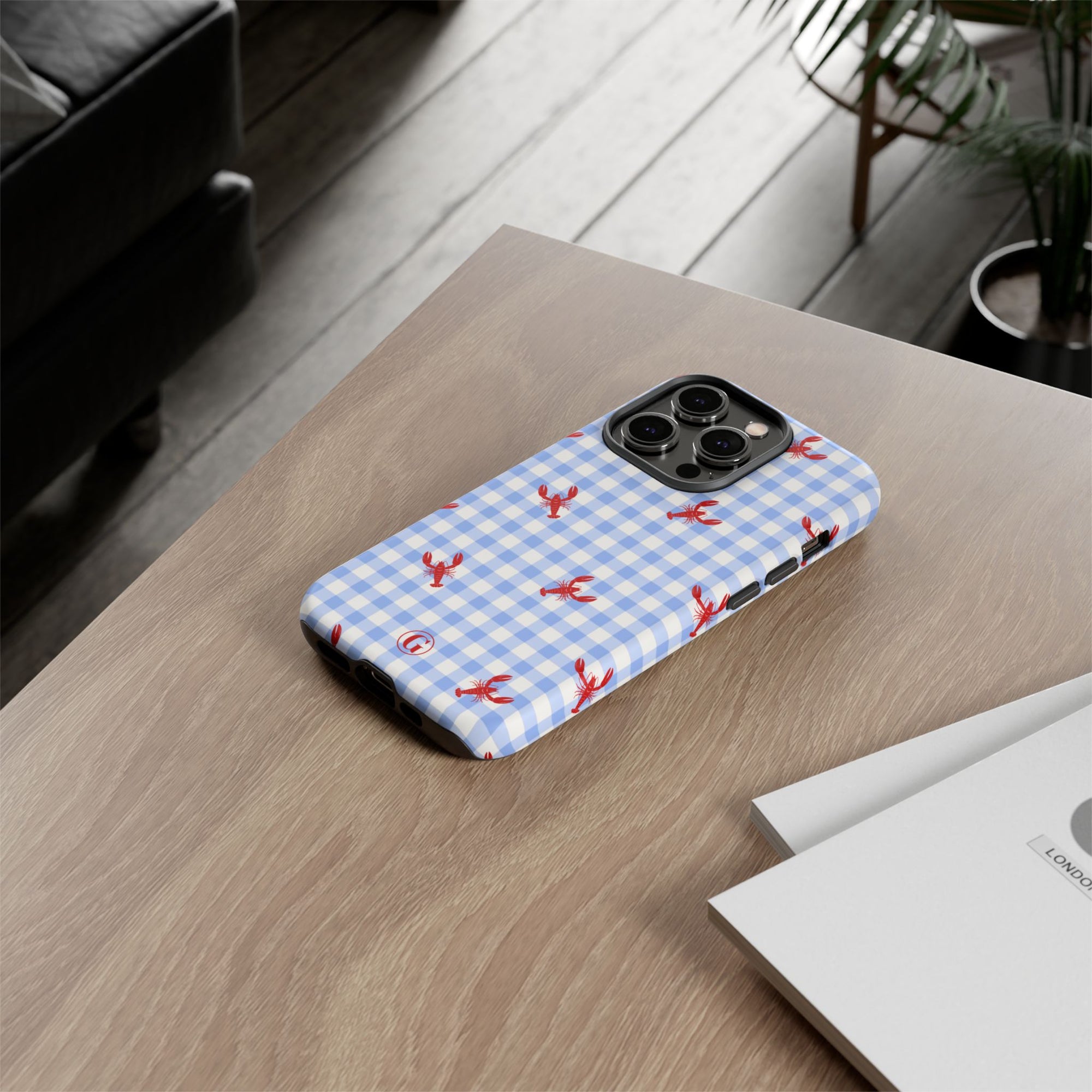 Gingham & Crawfish Phone Case