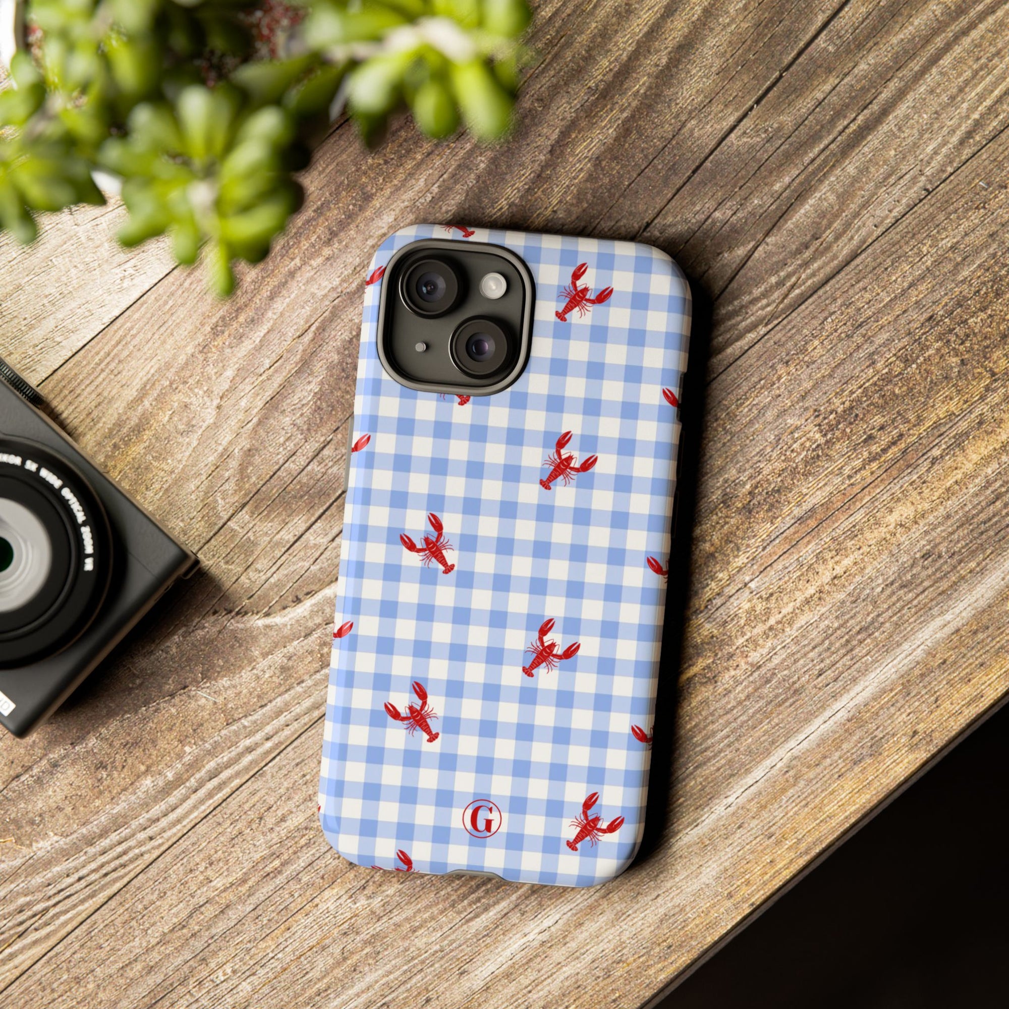 Gingham & Crawfish Phone Case