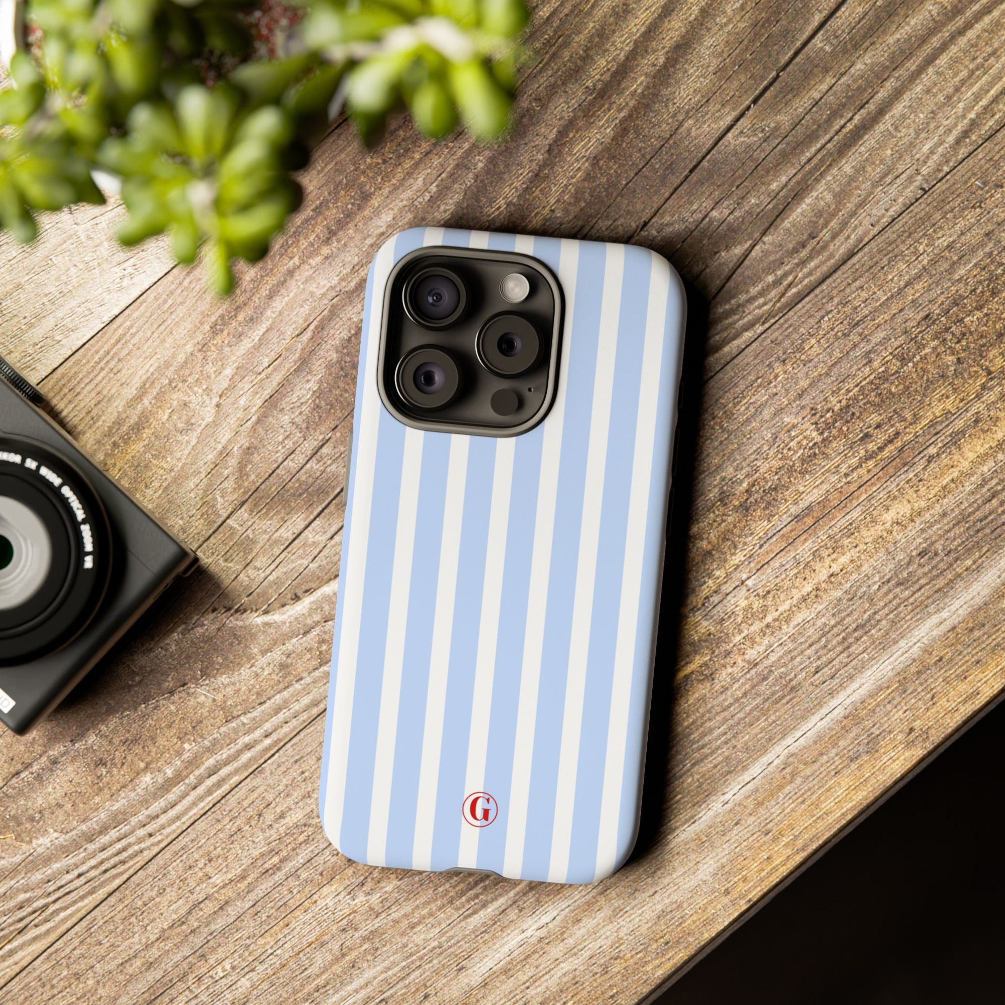 Baby Blue Stripes Phone Case