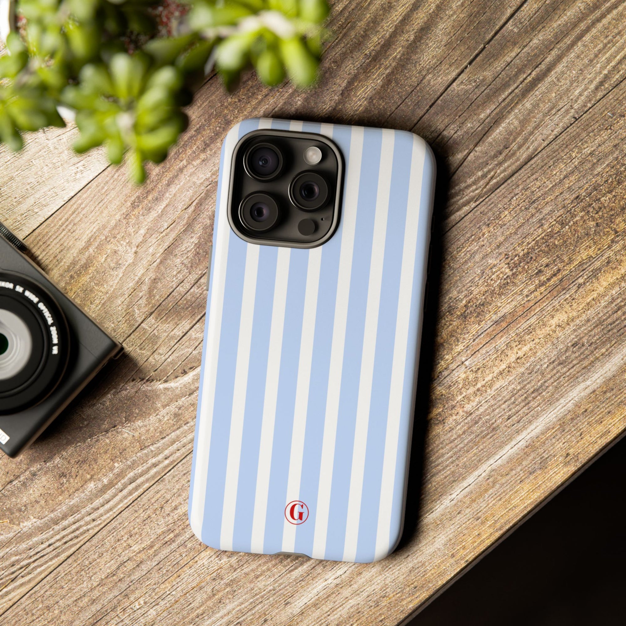 Baby Blue Stripes Phone Case