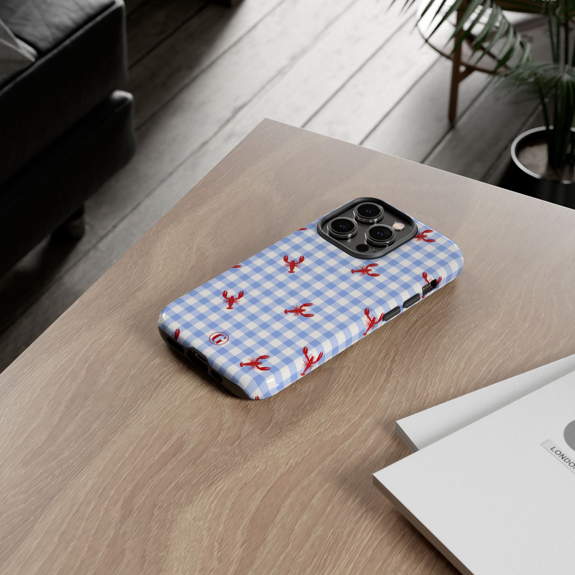 Gingham & Crawfish Phone Case