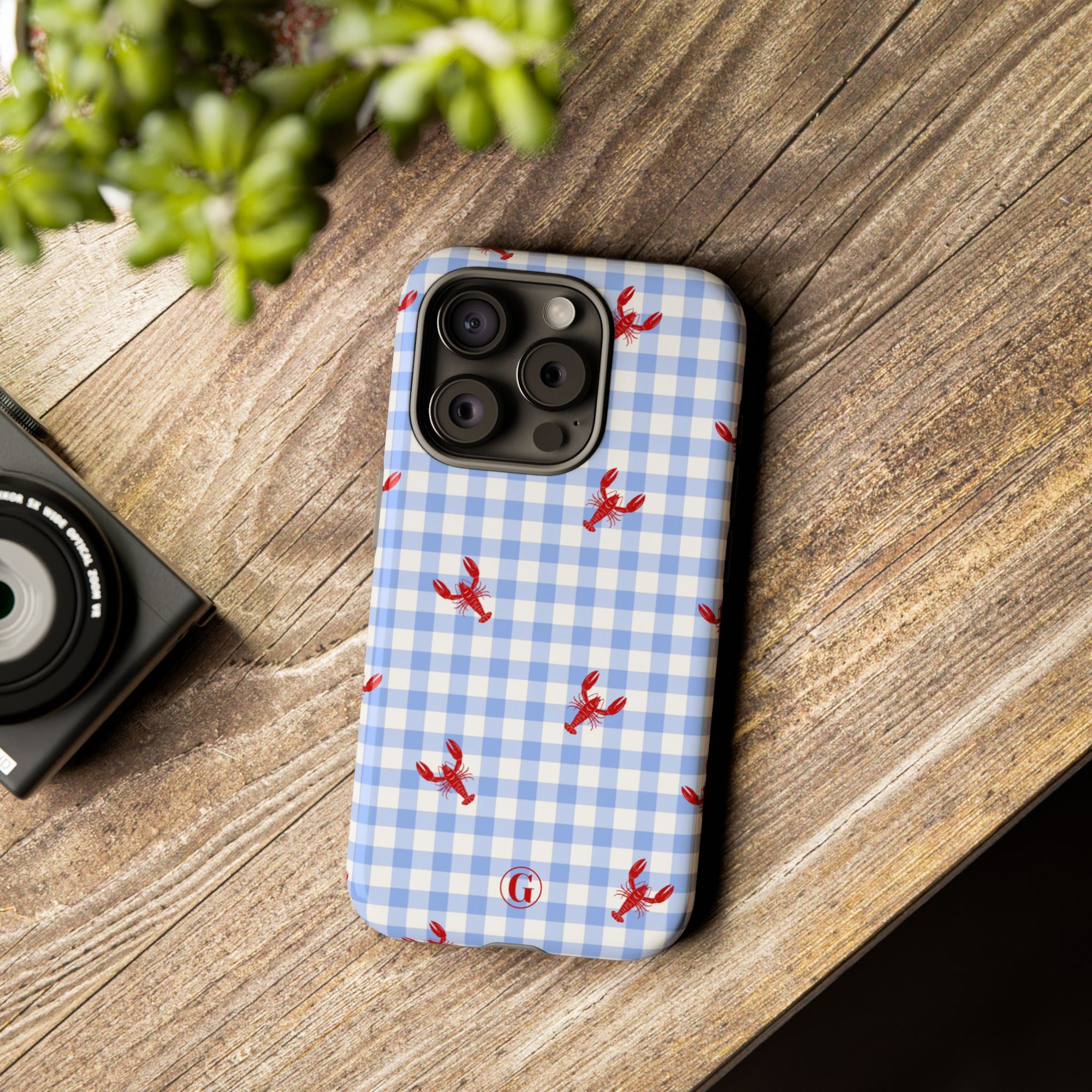 Gingham & Crawfish Phone Case