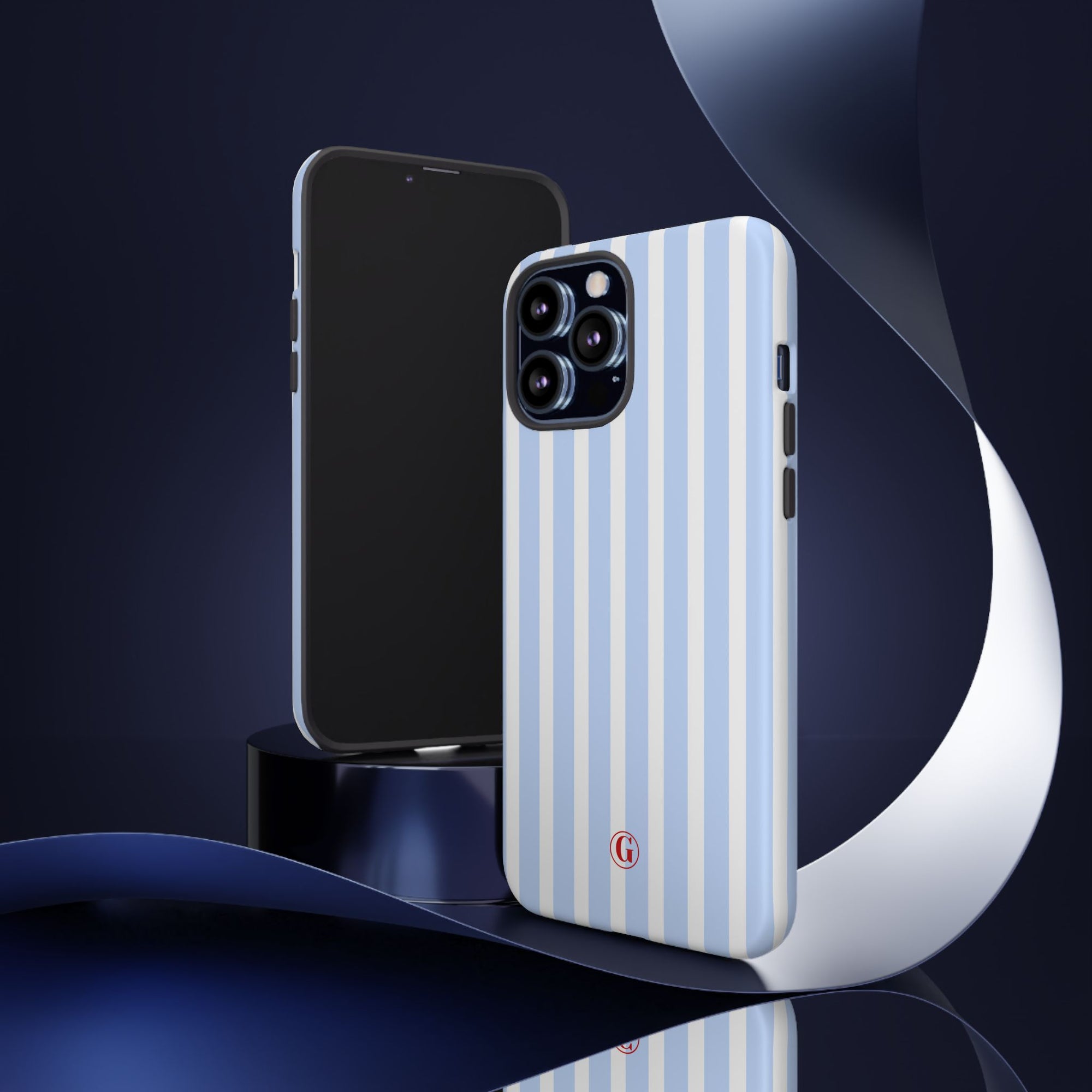Baby Blue Stripes Phone Case