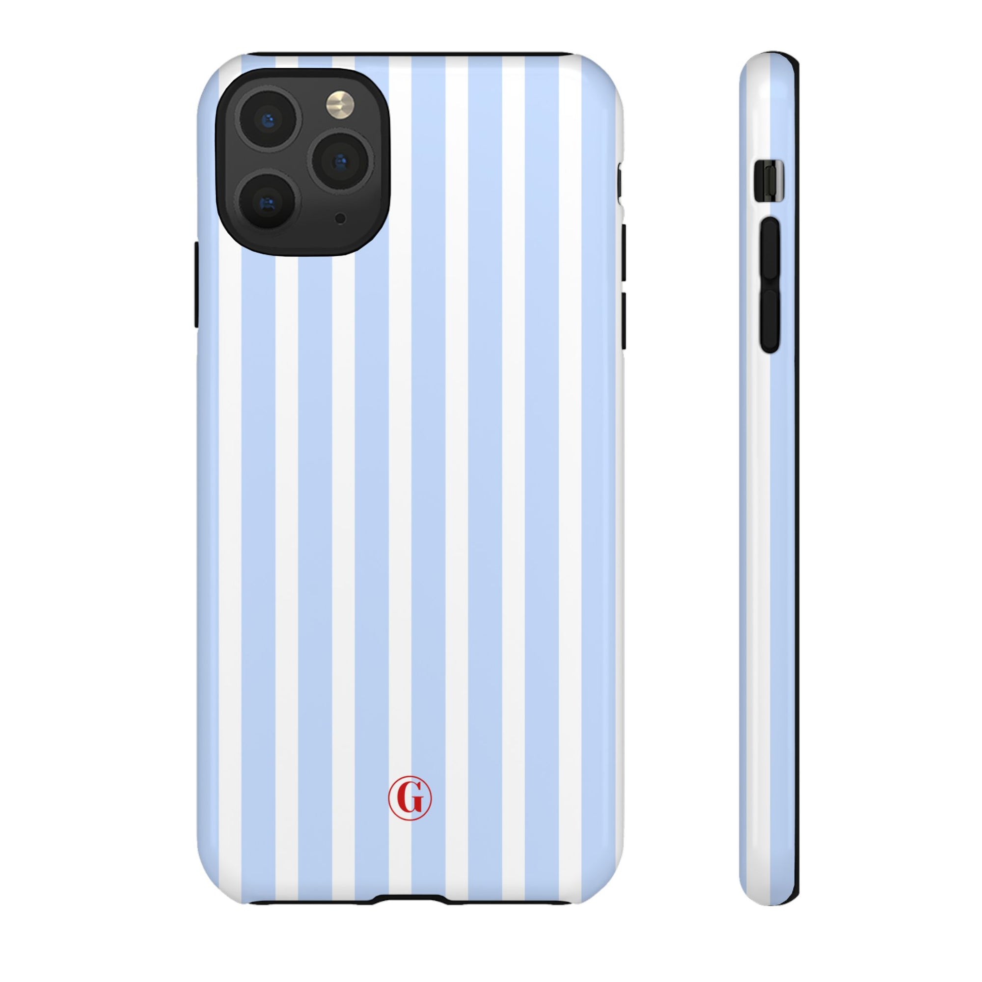 Baby Blue Stripes Phone Case