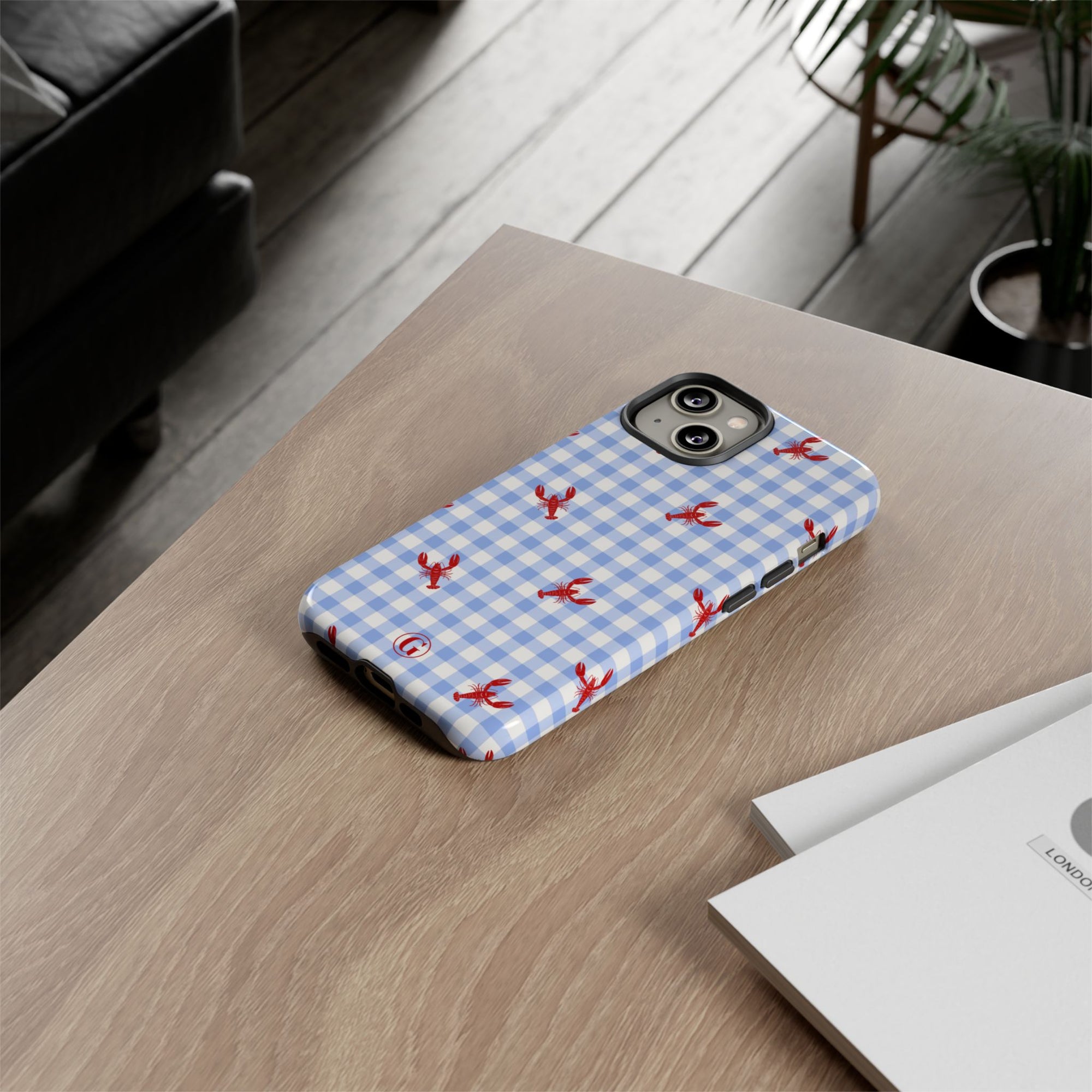 Gingham & Crawfish Phone Case