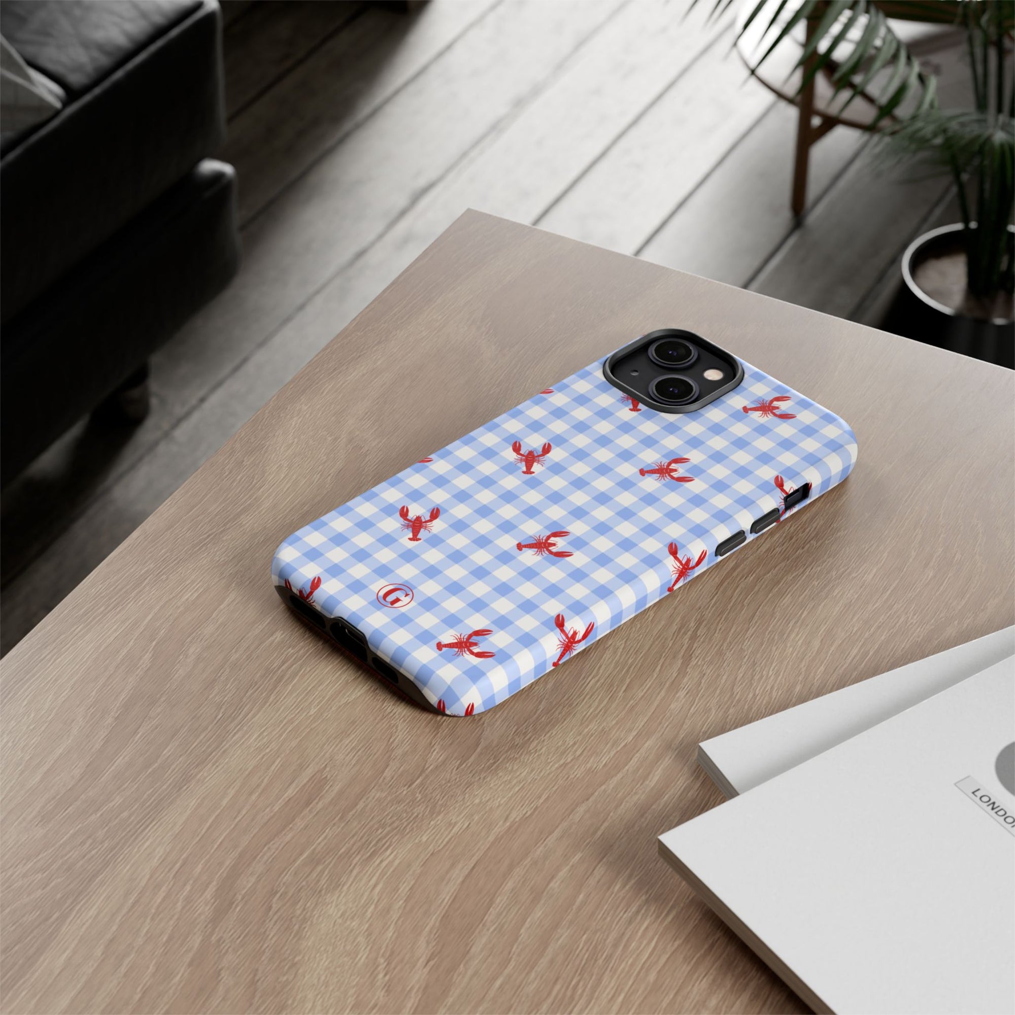 Gingham & Crawfish Phone Case