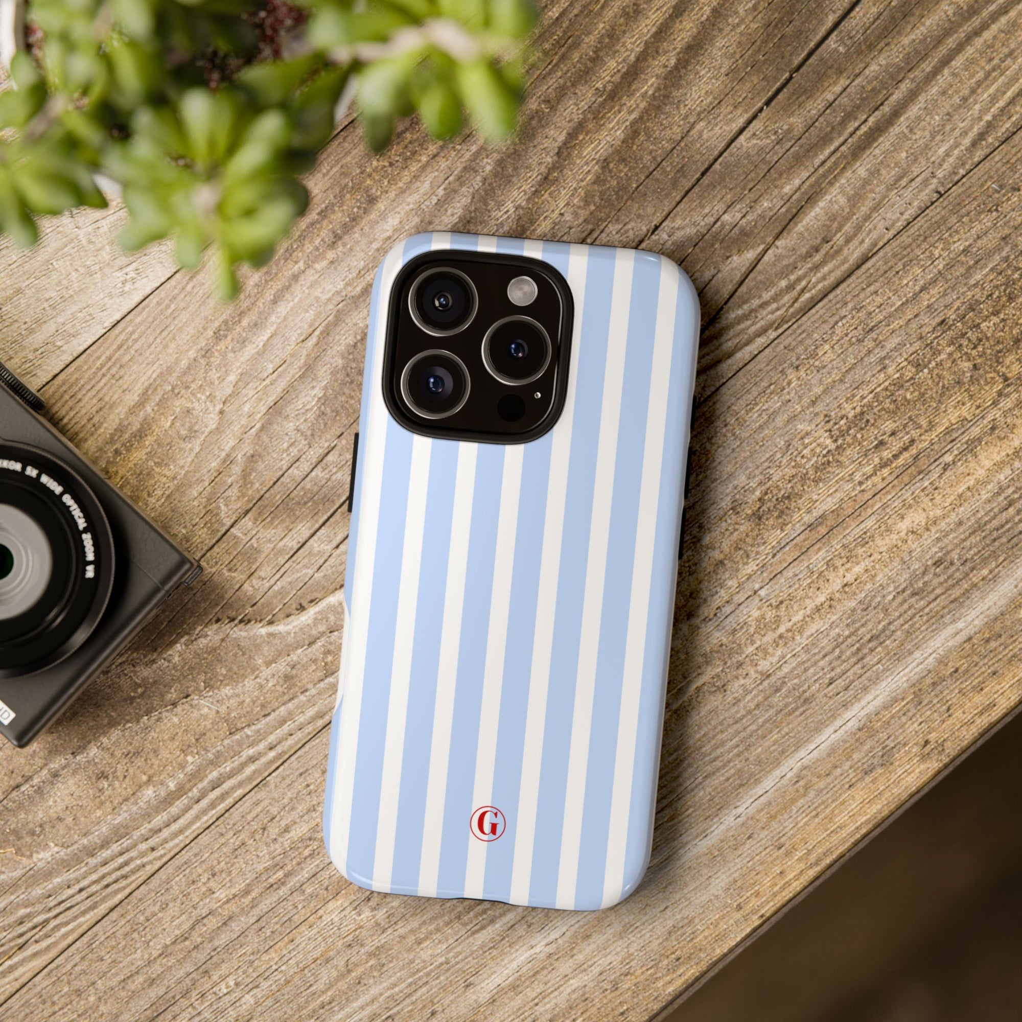 Baby Blue Stripes Phone Case