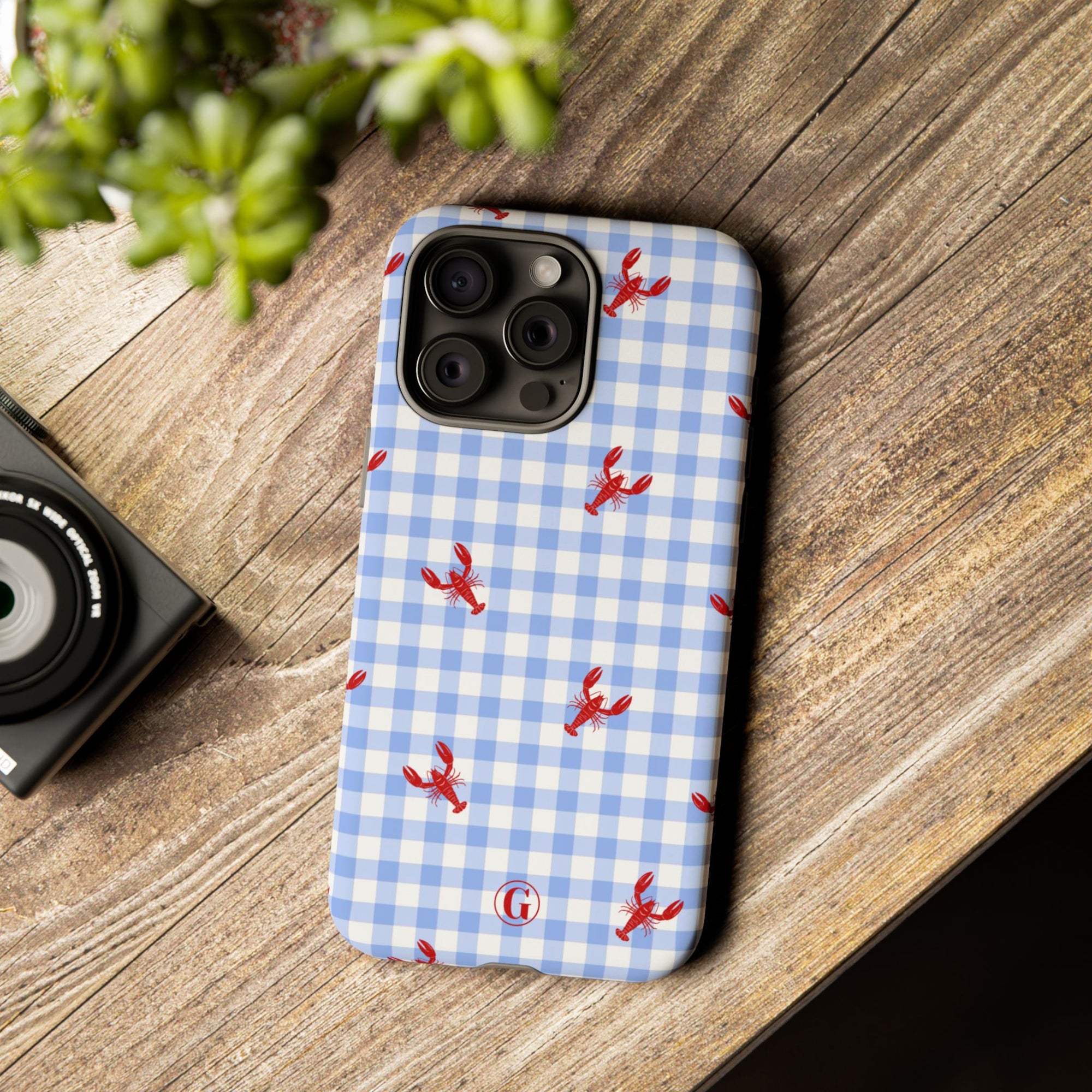 Gingham & Crawfish Phone Case
