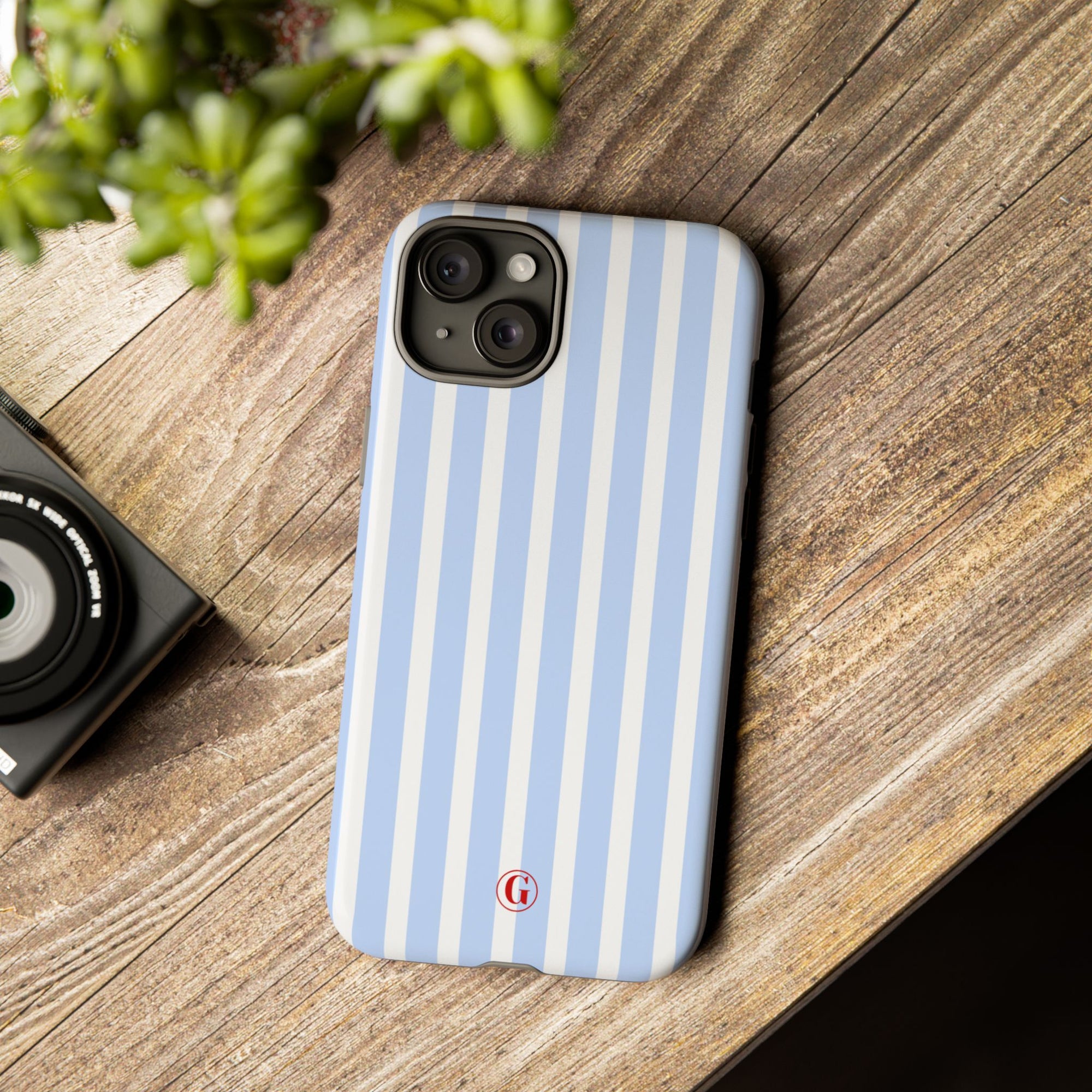 Baby Blue Stripes Phone Case