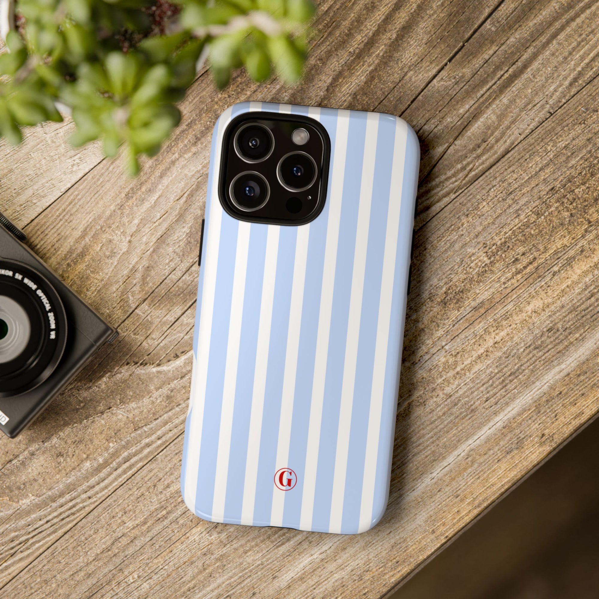 Baby Blue Stripes Phone Case