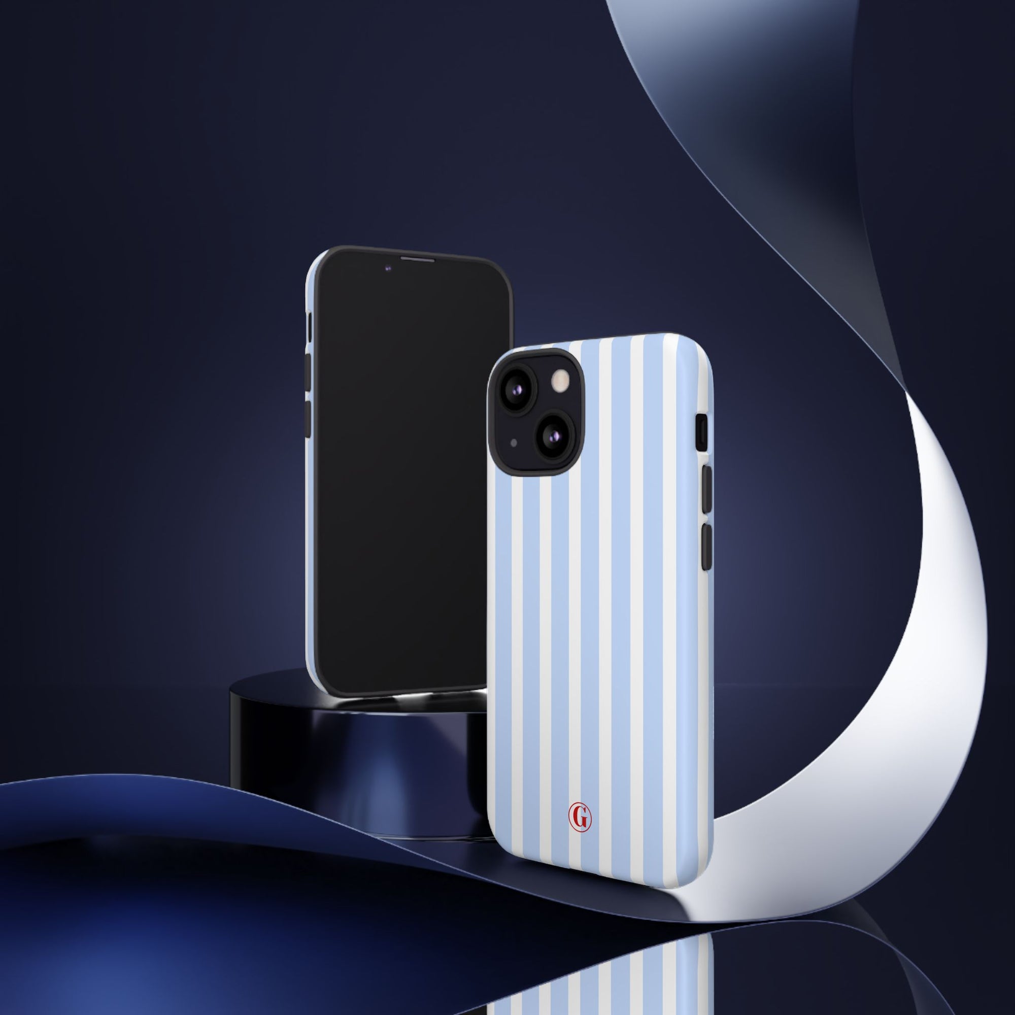 Baby Blue Stripes Phone Case