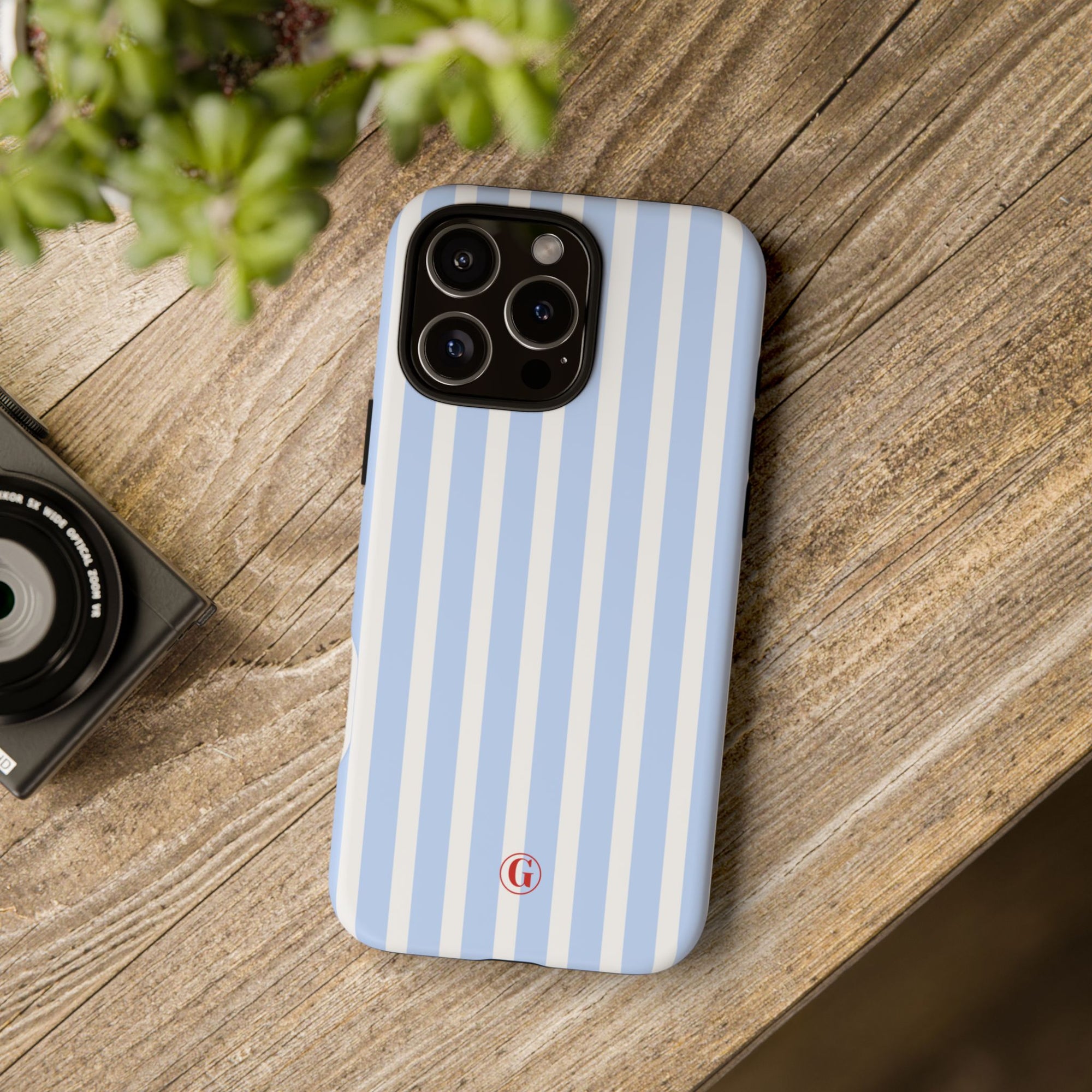 Baby Blue Stripes Phone Case