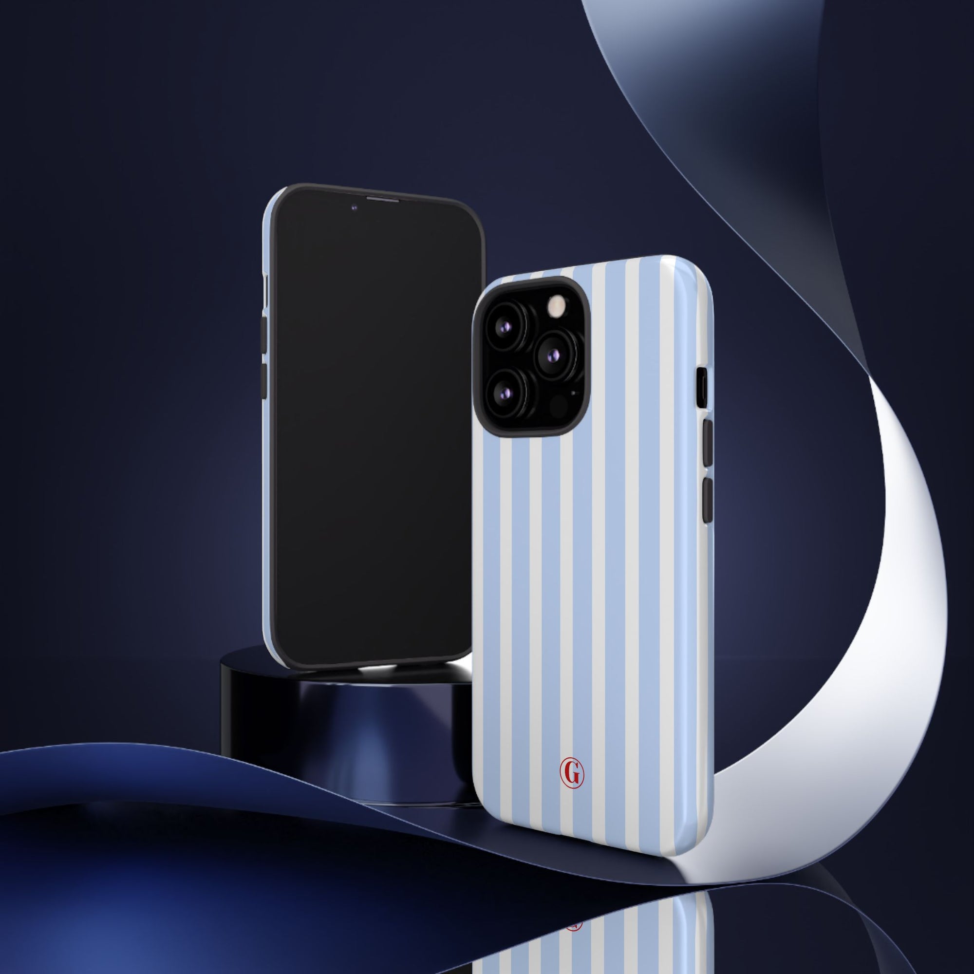 Baby Blue Stripes Phone Case