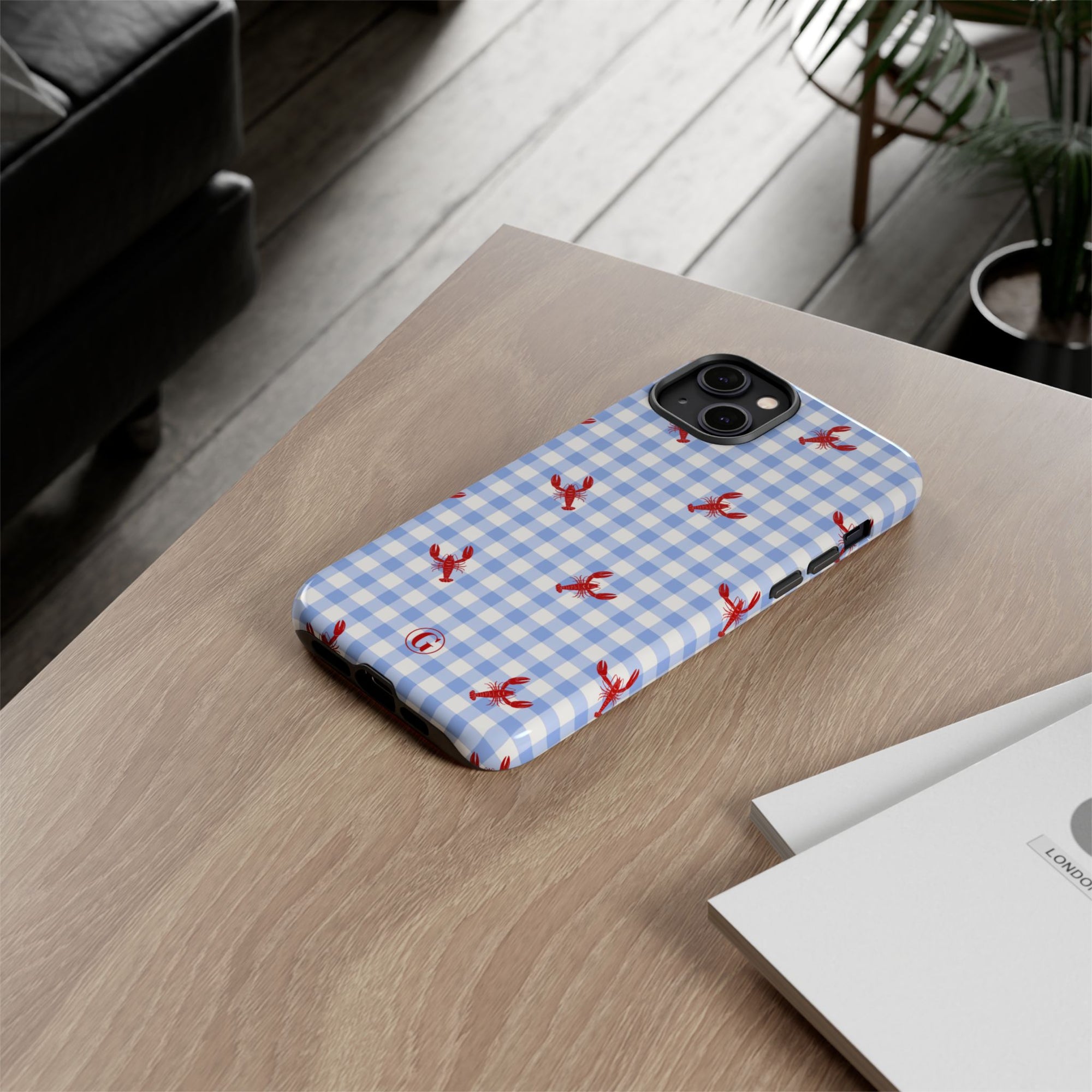 Gingham & Crawfish Phone Case