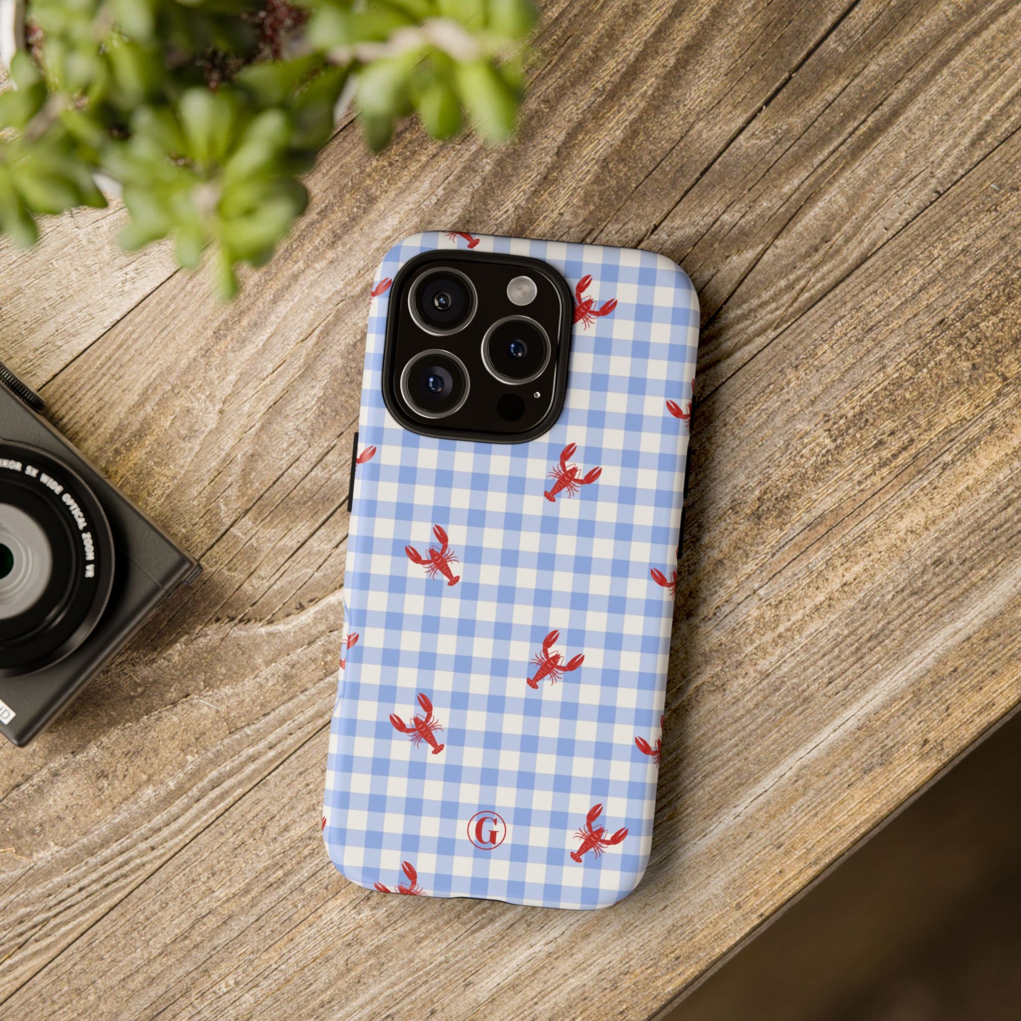 Gingham & Crawfish Phone Case