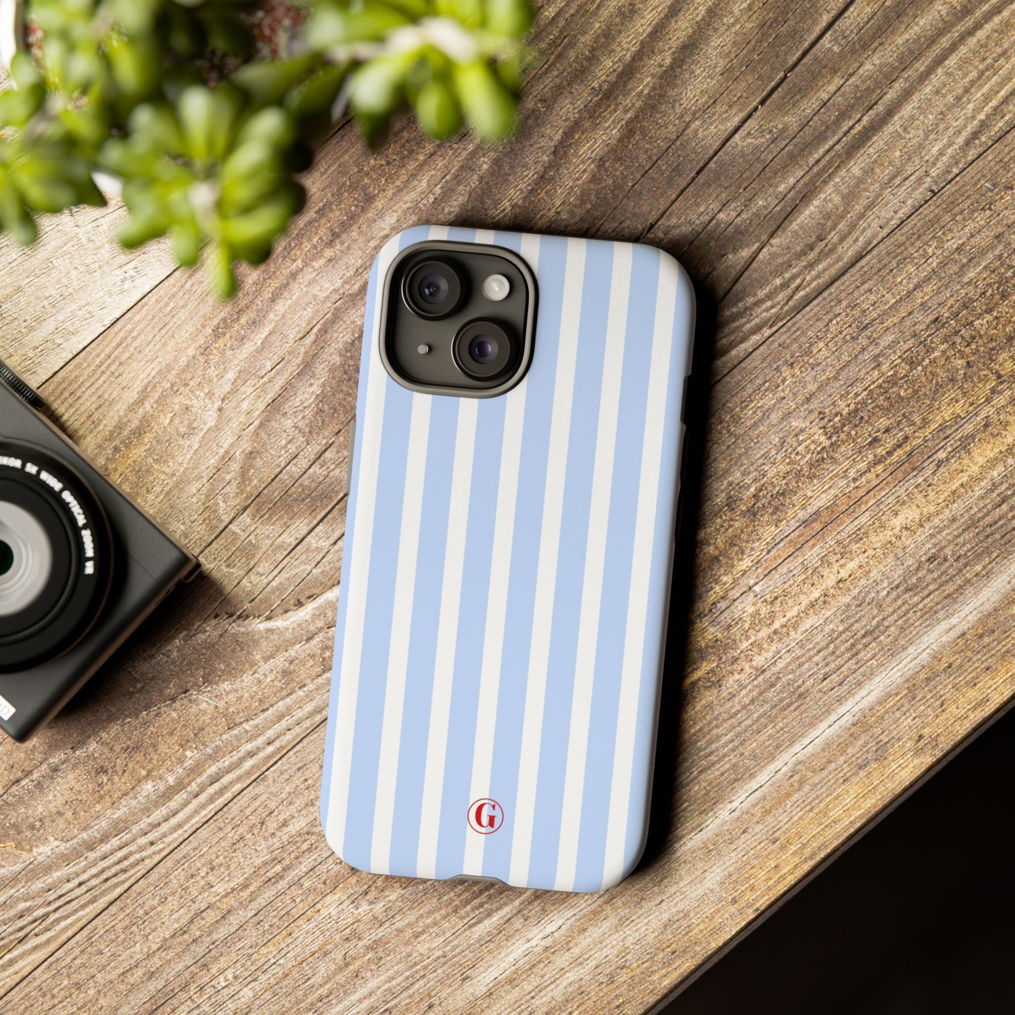 Baby Blue Stripes Phone Case