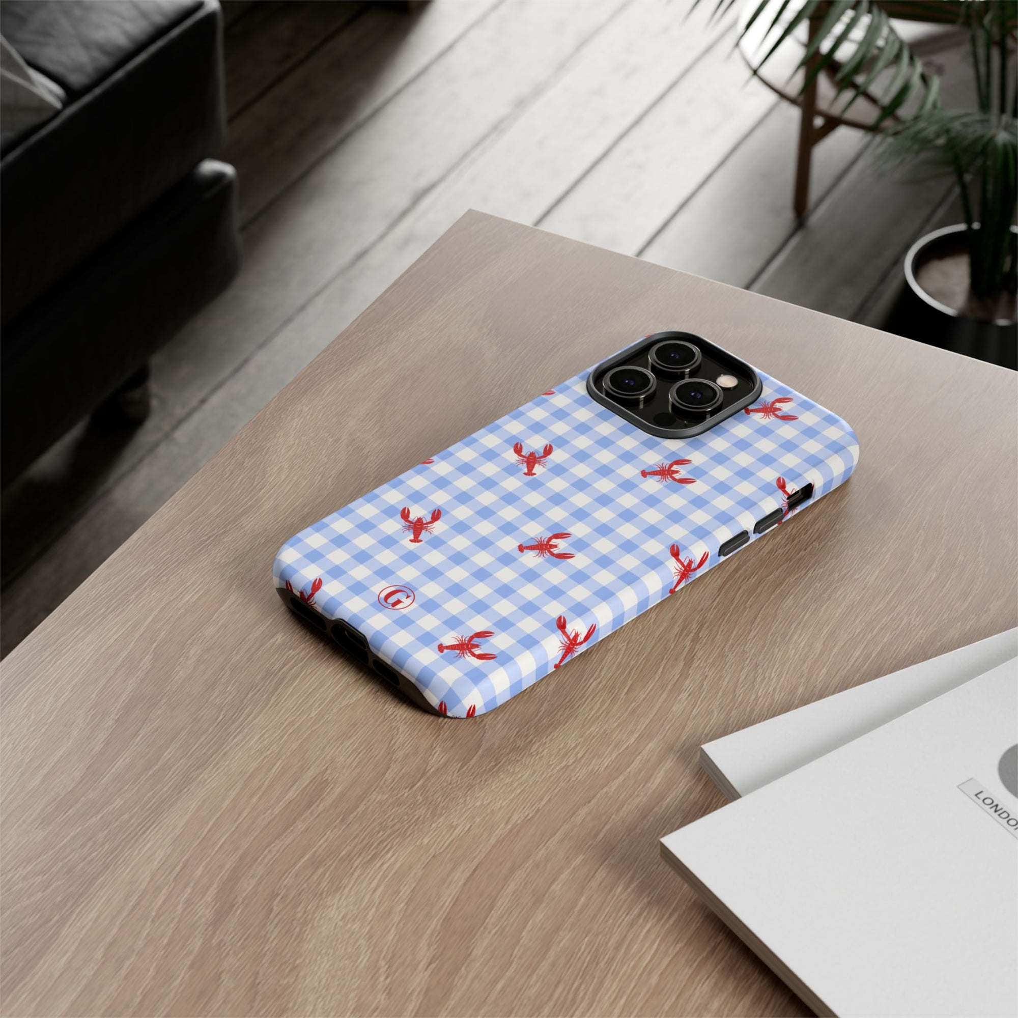 Gingham & Crawfish Phone Case