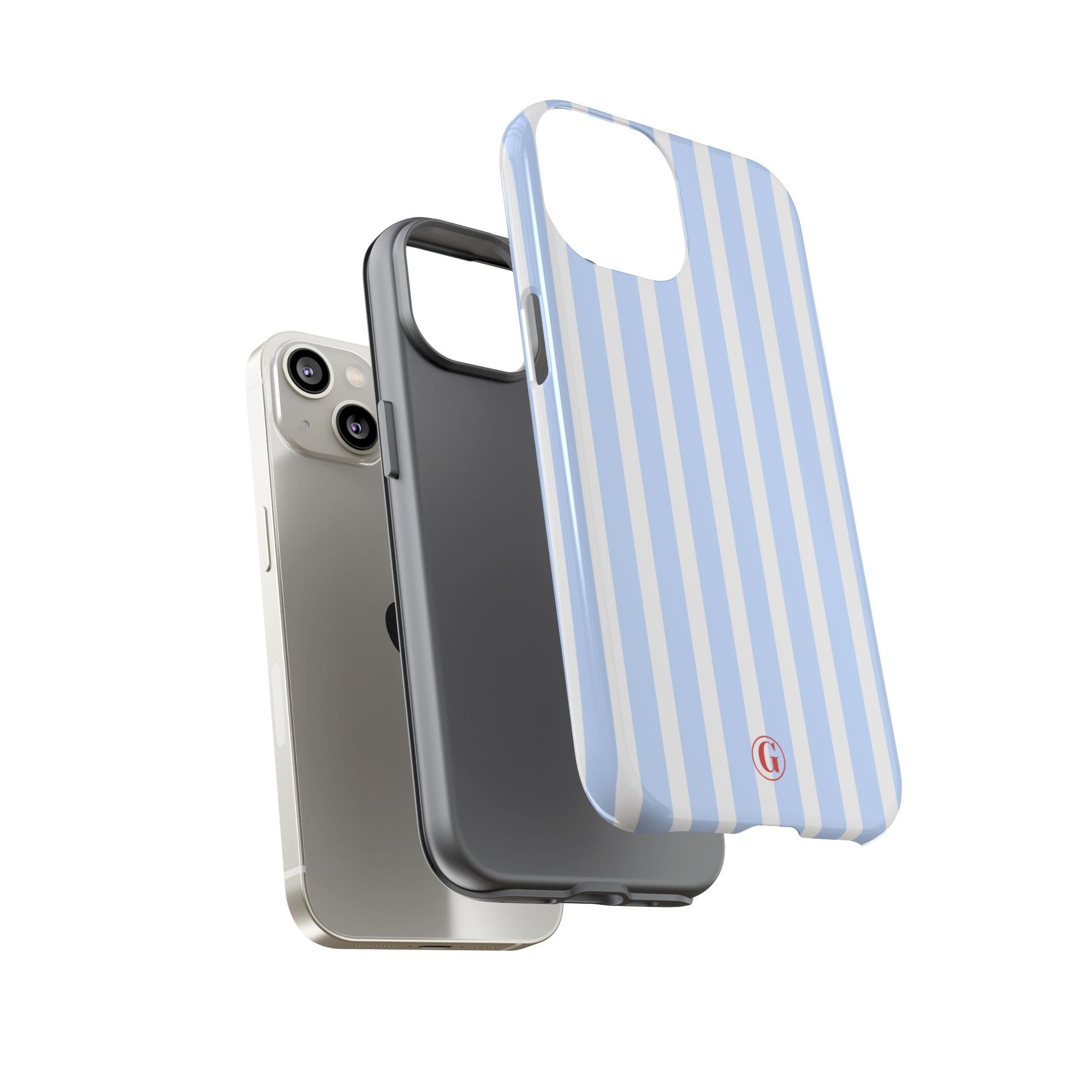 Baby Blue Stripes Phone Case