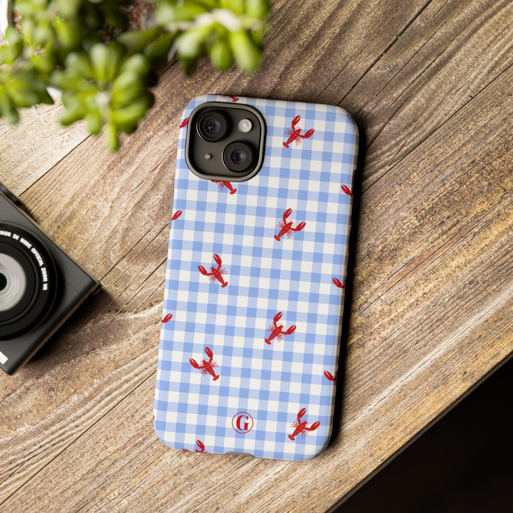 Gingham & Crawfish Phone Case