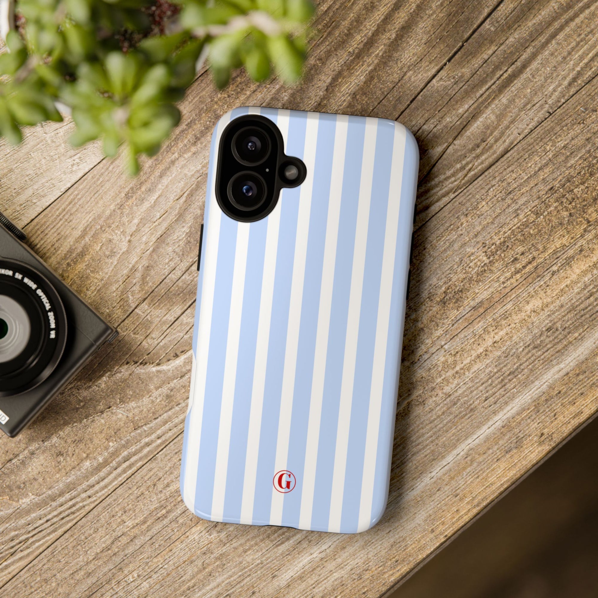 Baby Blue Stripes Phone Case