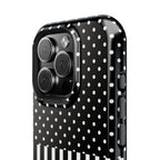 B&W Polka Dots x Stripes Phone Case