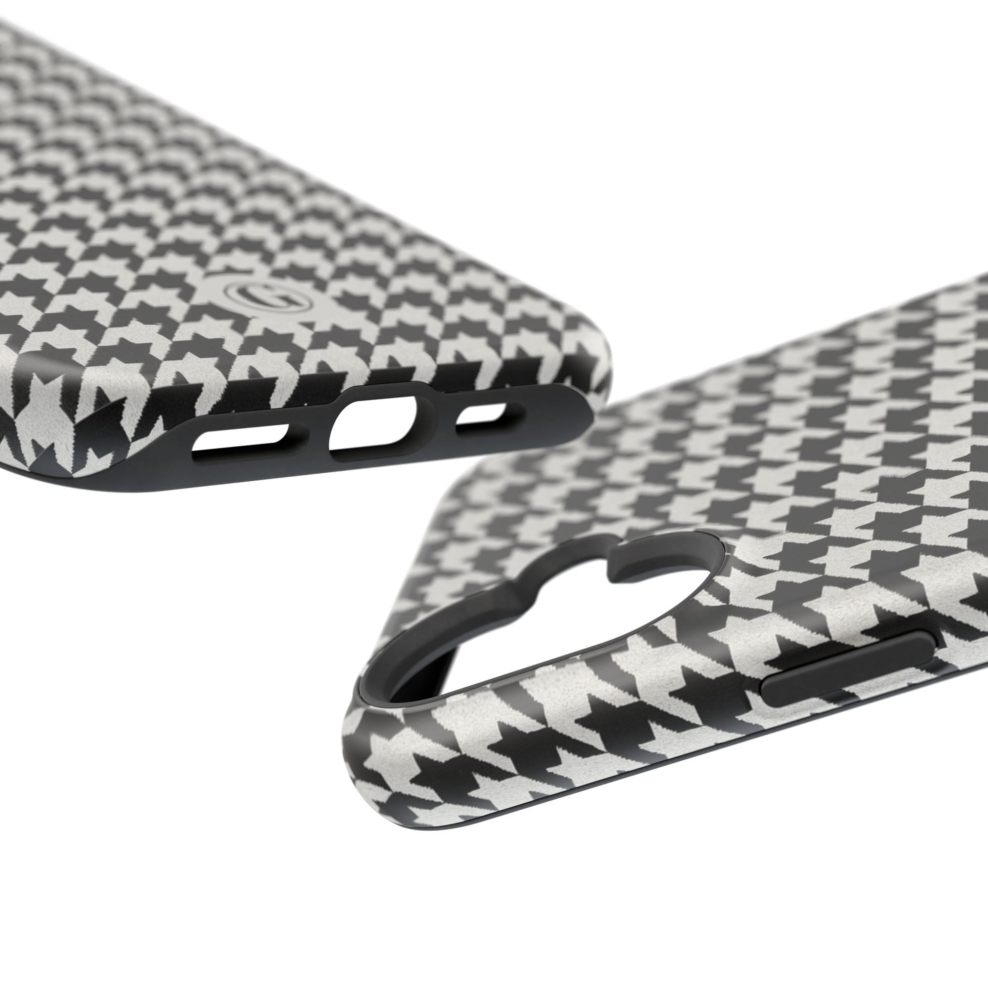 Houndstooth Print Phone Case