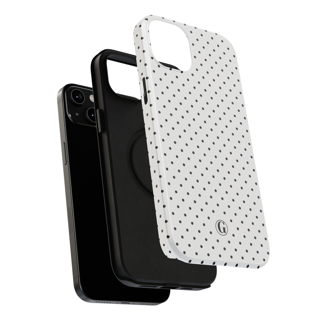 White Polka Dots Phone Case