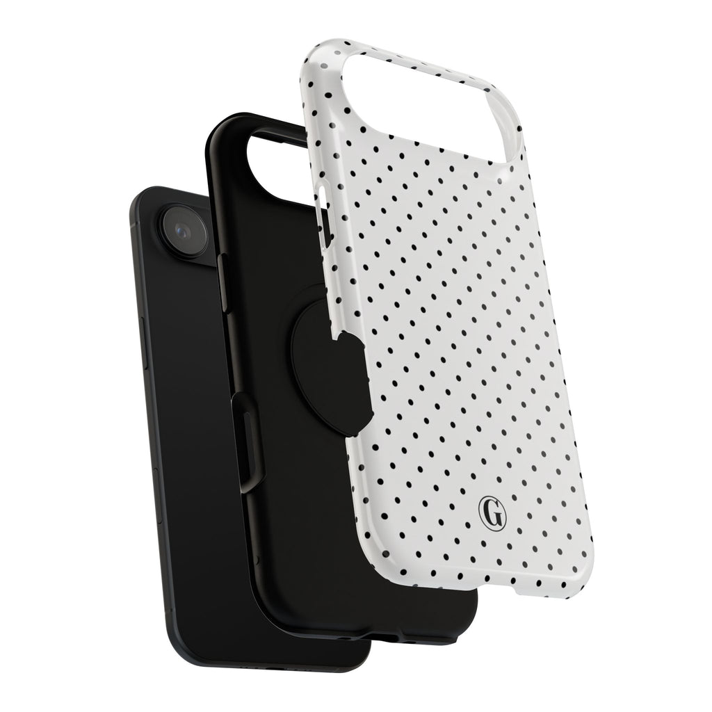 White Polka Dots Phone Case