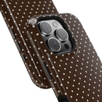 Brown Polka Dots Phone Case