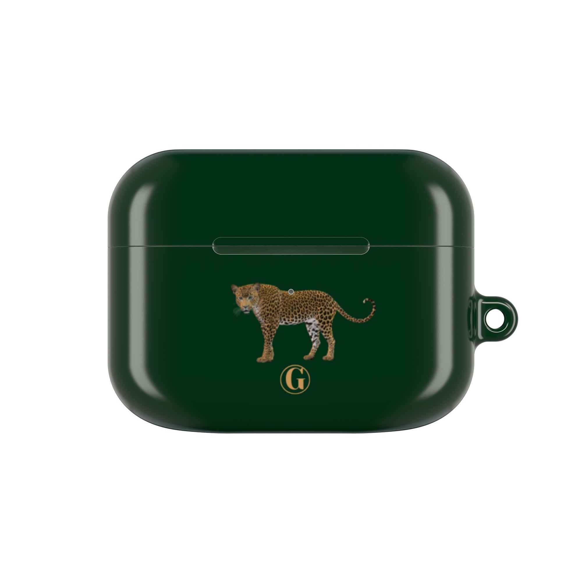 Emerald Green Panther AirPod Case