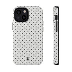 White Polka Dots Phone Case