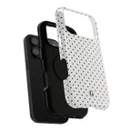White Polka Dots Phone Case