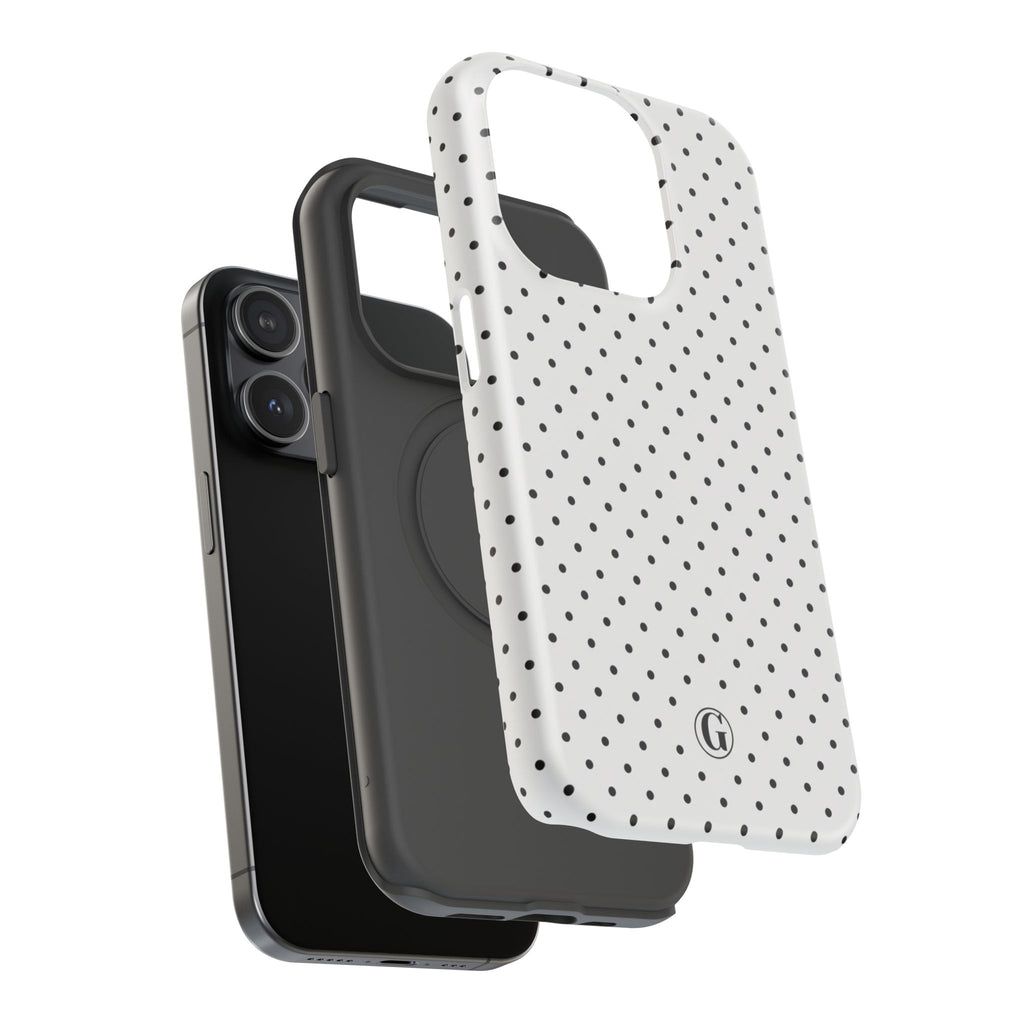 White Polka Dots Phone Case