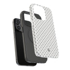 White Polka Dots Phone Case