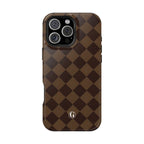 Brown Checkmate Phone Case