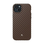 Brown Polka Dots Phone Case