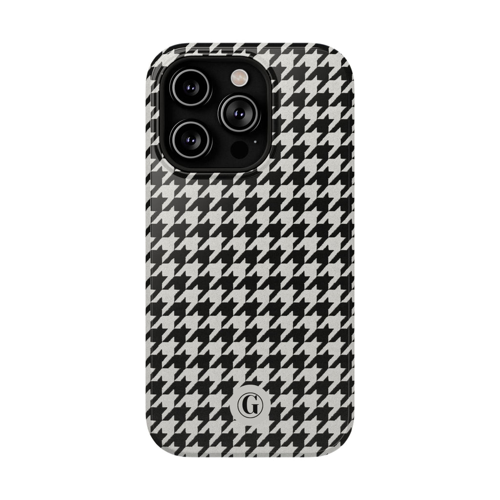 Houndstooth Print Phone Case