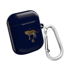 Navy Blue Panther AirPod Case