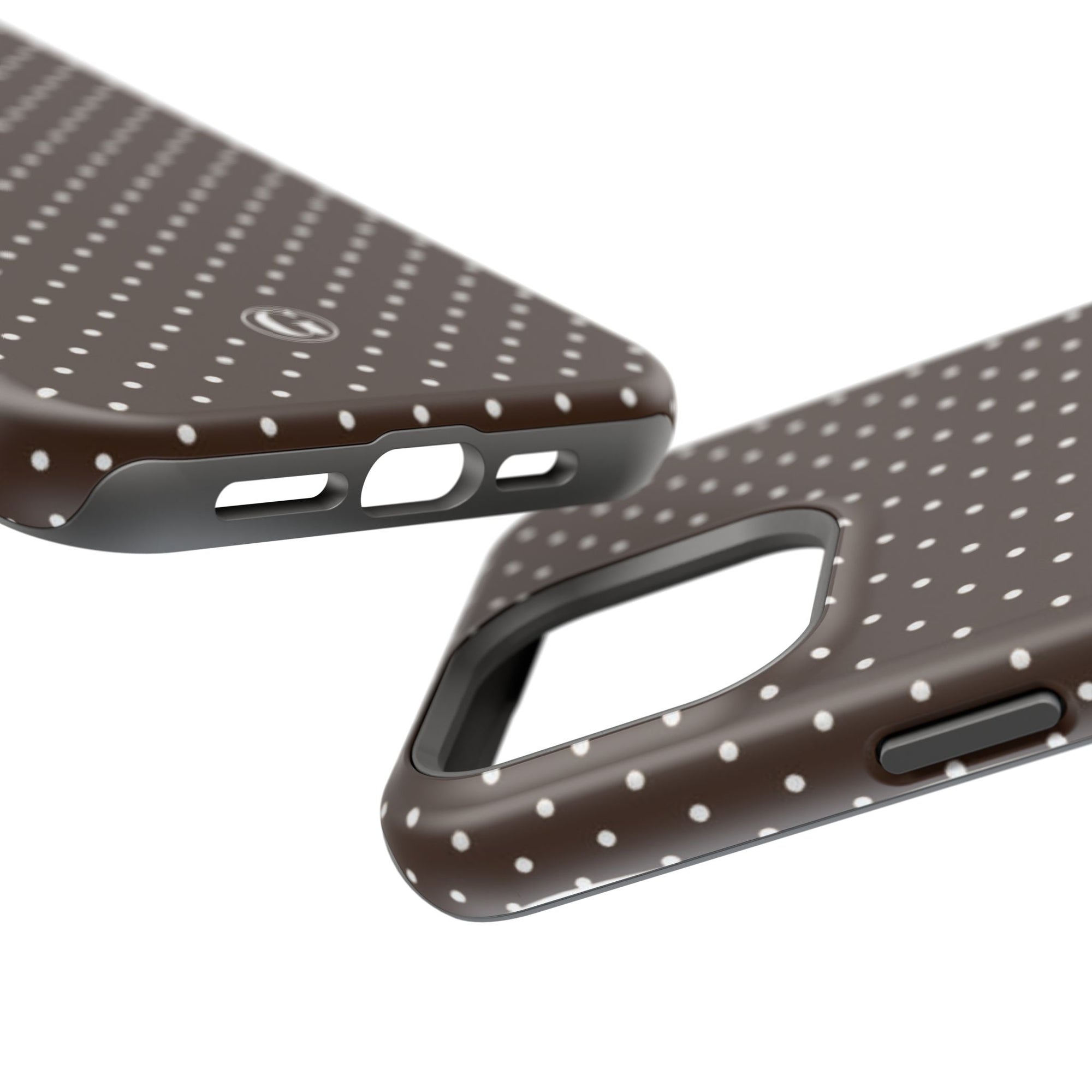 Brown Polka Dots Phone Case
