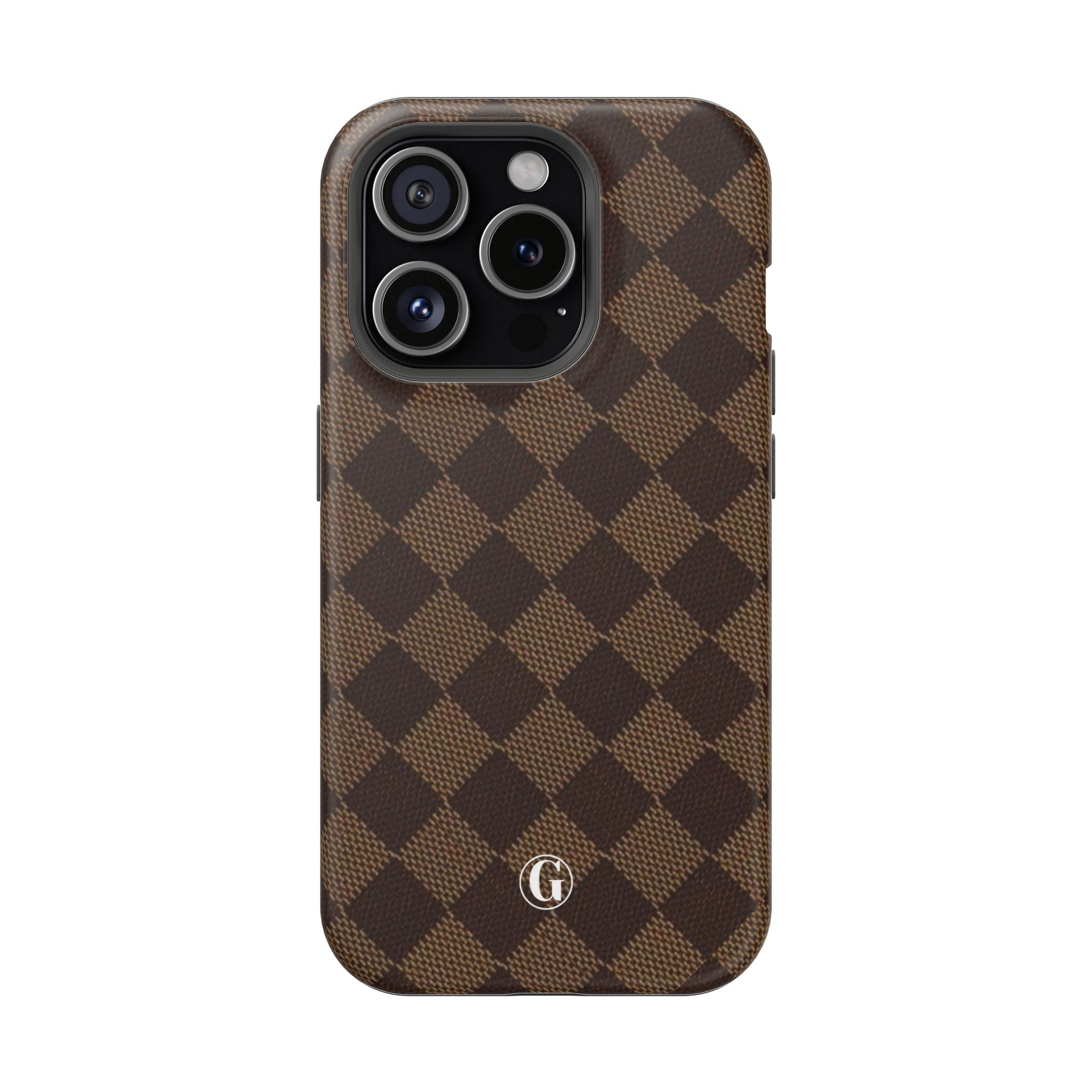 Brown Checkmate Phone Case