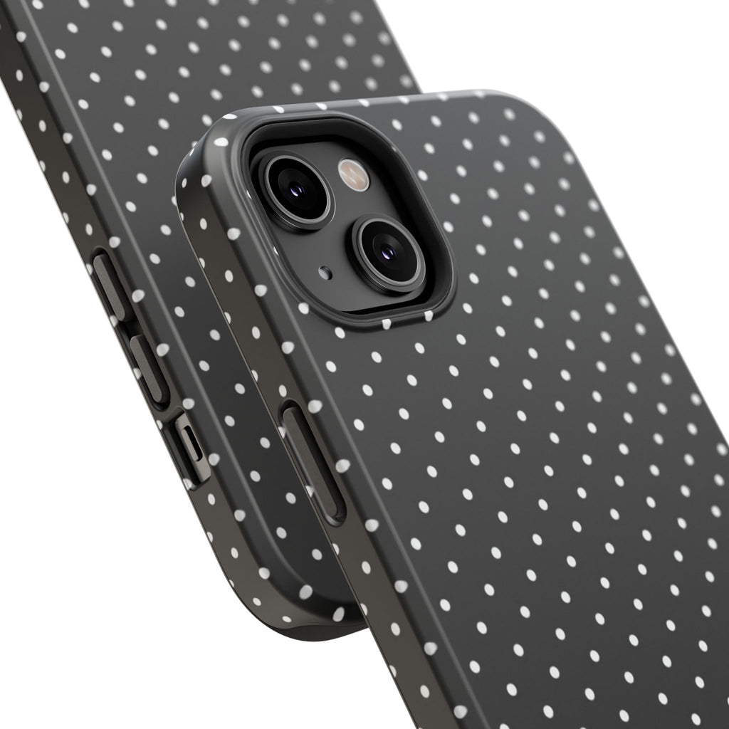 Black Polka Dots Phone Case