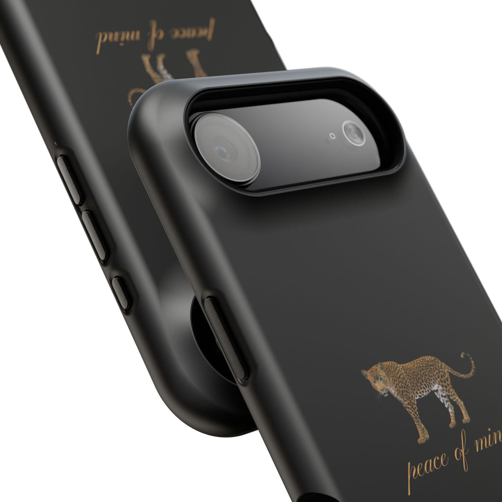 Black 'Peace of Mind' Panther Phone Case