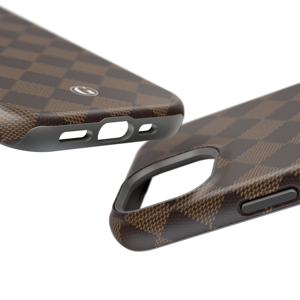Brown Checkmate Phone Case