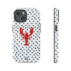 Crawfish on Blue Dots Phone Case