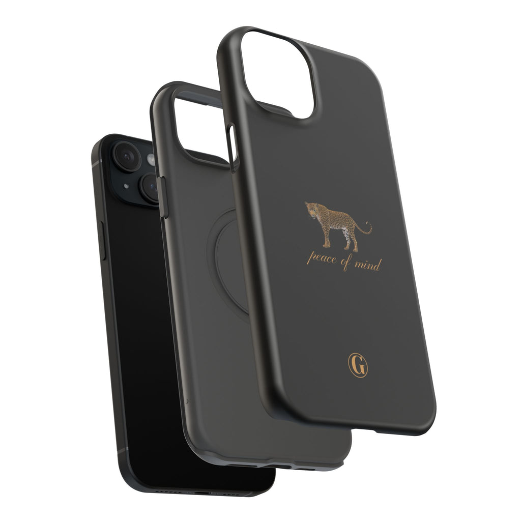 Black 'Peace of Mind' Panther Phone Case