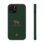 Emerald Green 'Peace of Mind' Panther Phone Case