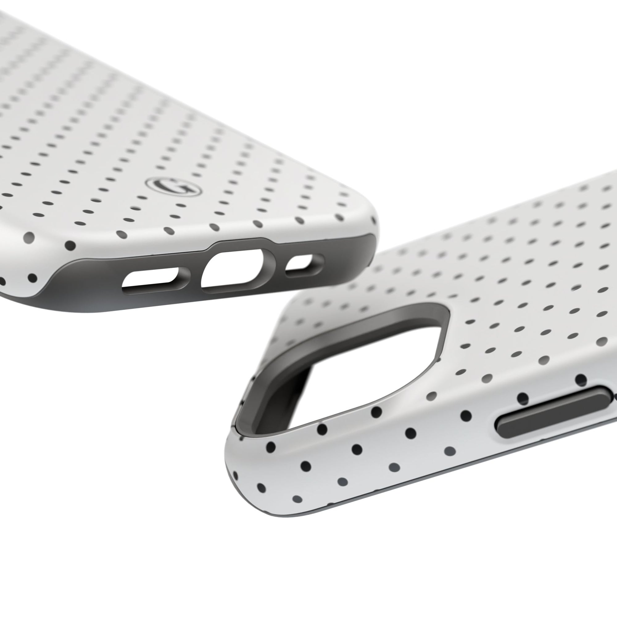 White Polka Dots Phone Case
