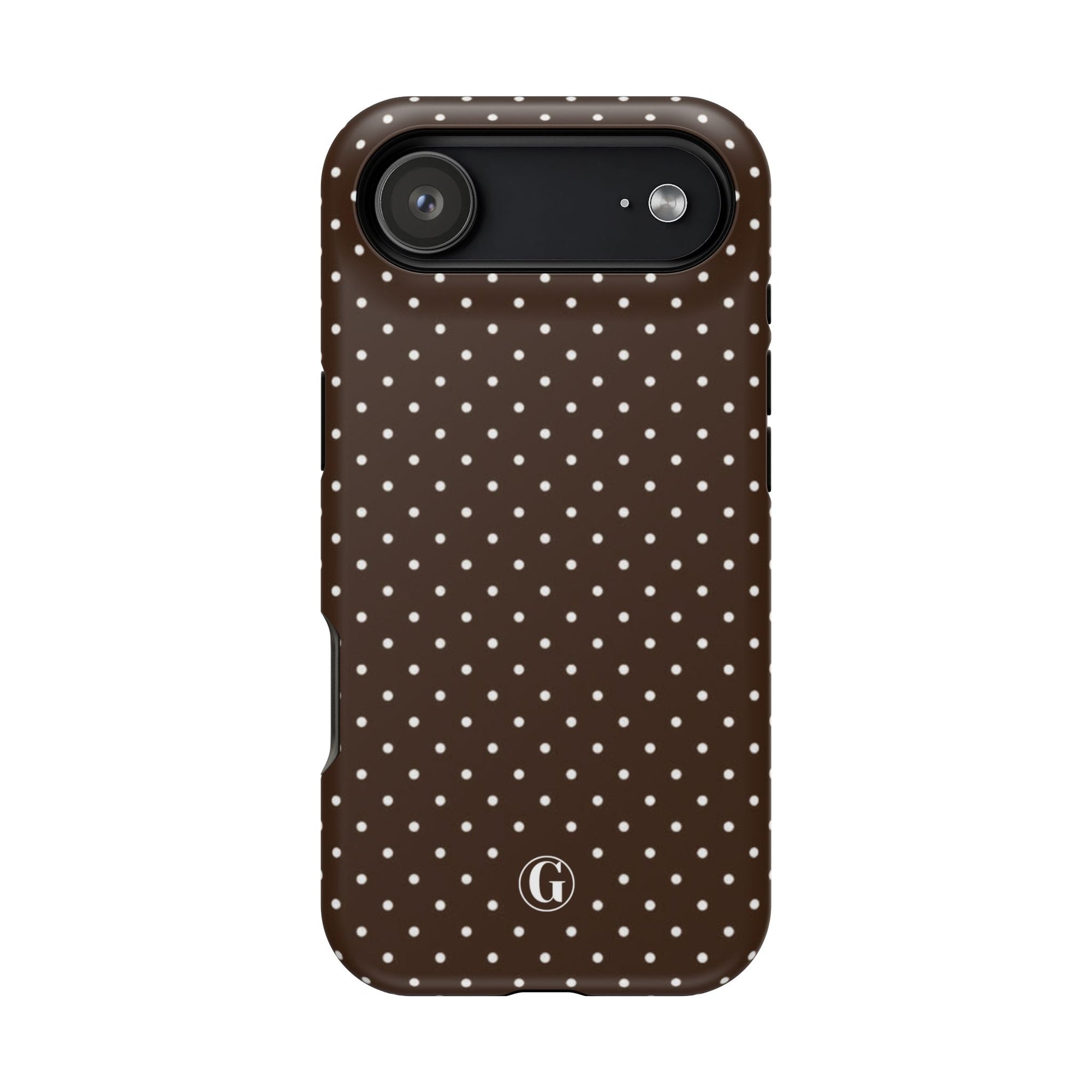 Brown Polka Dots Phone Case