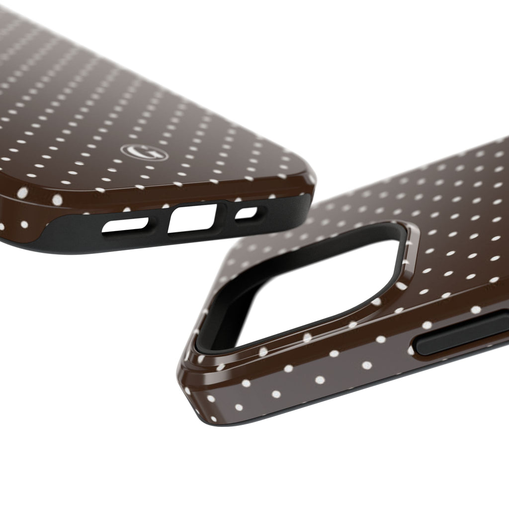 Brown Polka Dots Phone Case